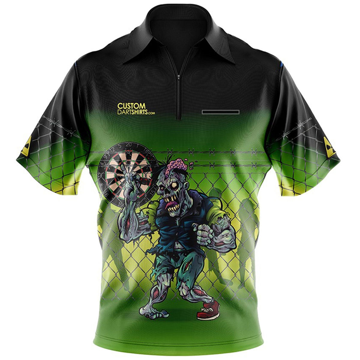 Zombie Custom Dart Shirt Double Top Darts Zombie custom dart shirt double top darts