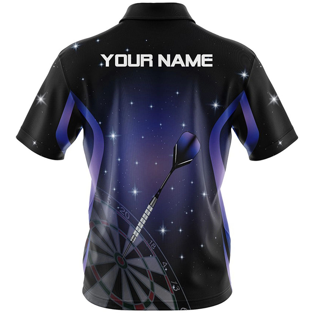 Space Alien Purple Custom Dart Shirt