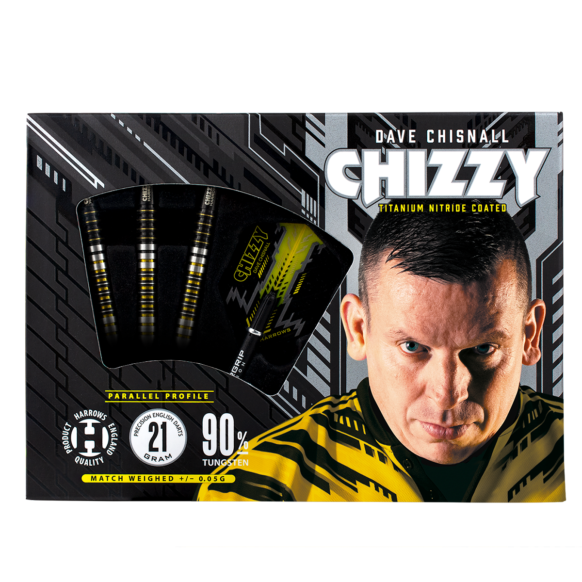 Dave Chisnall Chizzy 90% Tungsten Soft Tip Darts by Harrows