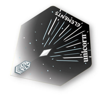 Unicorn Ultrafly Dart Flights Big Wing Elements Icestorm Black