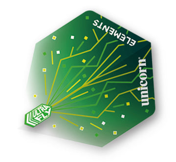 Unicorn Ultrafly Dart Flights Standard Elements Thunderstorm Green