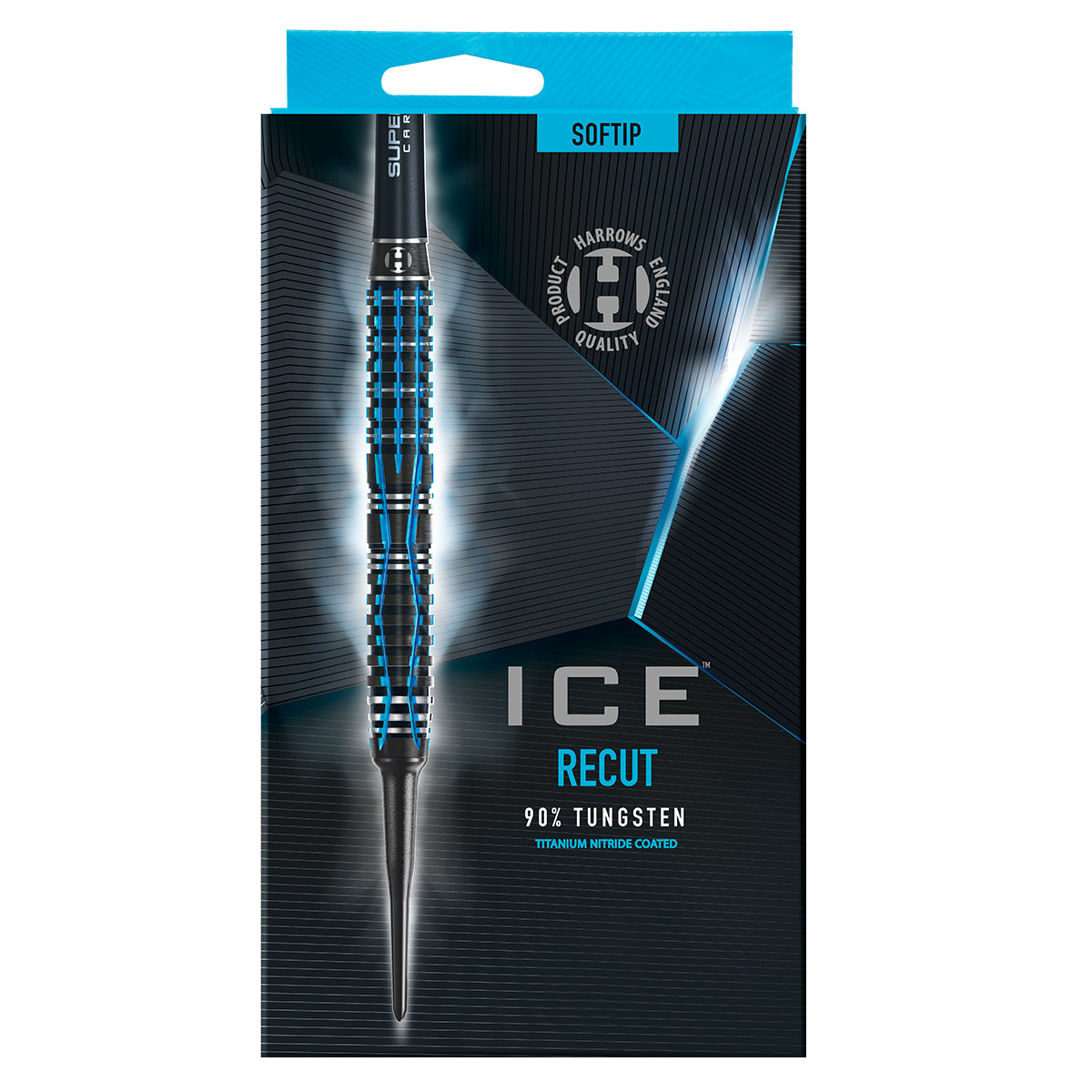 Ice Recut 90% Tungsten Soft Tip Darts by Harrows