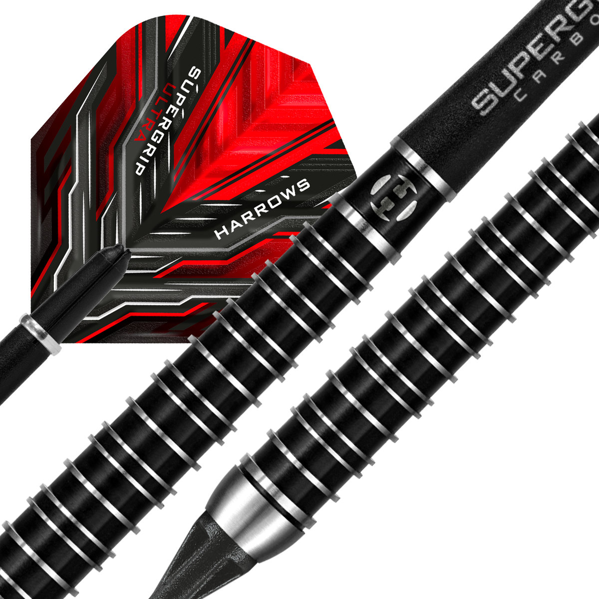 Harrows Supergrip Ultra 90% Tungsten Soft Tip Darts