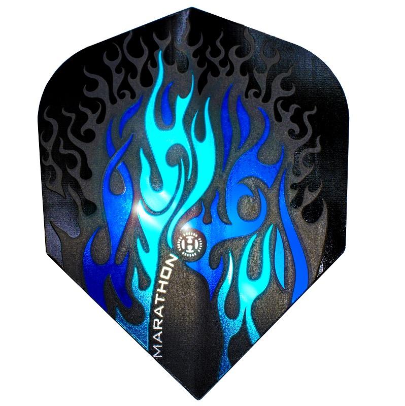 Harrows Marathon Blaze Blue Dart Flights (1519)