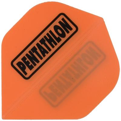 Pentathlon 100 Micron Solid Orange Dart Flights 