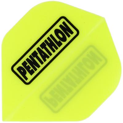 Pentathlon 100 Micron Solid Yellow Dart Flights 