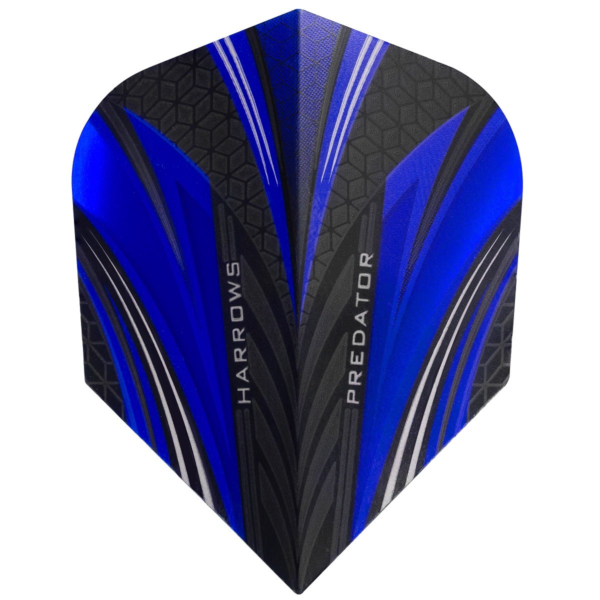 Harrows Predator Blue Standard Dart Flights Blue