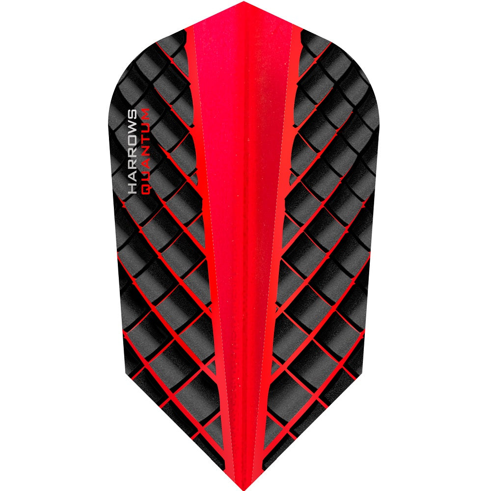 Harrows Quantum Slim Red Dart Flights