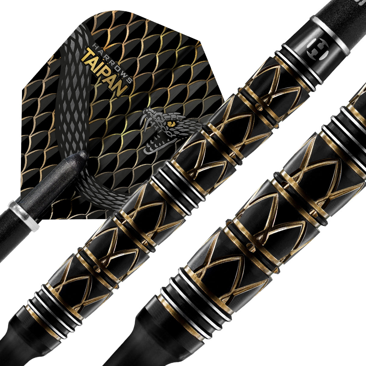 Taipan 90% Tungsten Soft Tip Darts by Harrows