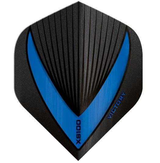 Victory Darts XS100 Vista-R Blue Extra Strong Dart Flights