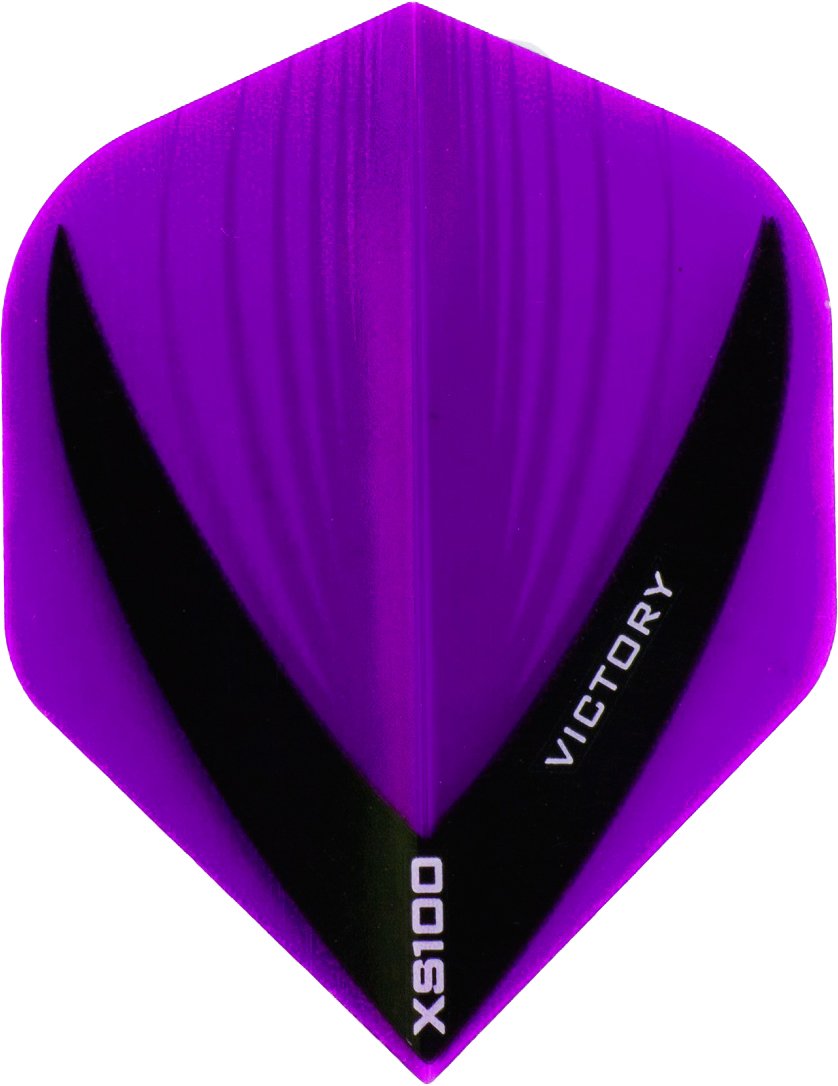 Victory Darts XS100 Vista Purple Extra Strong Dart Flights