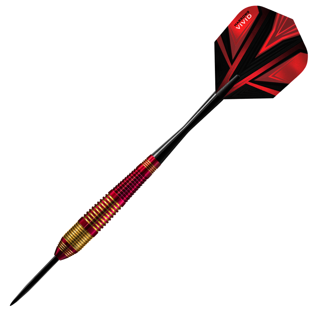 Harrows Vivid Red Brass Steel Tip Darts