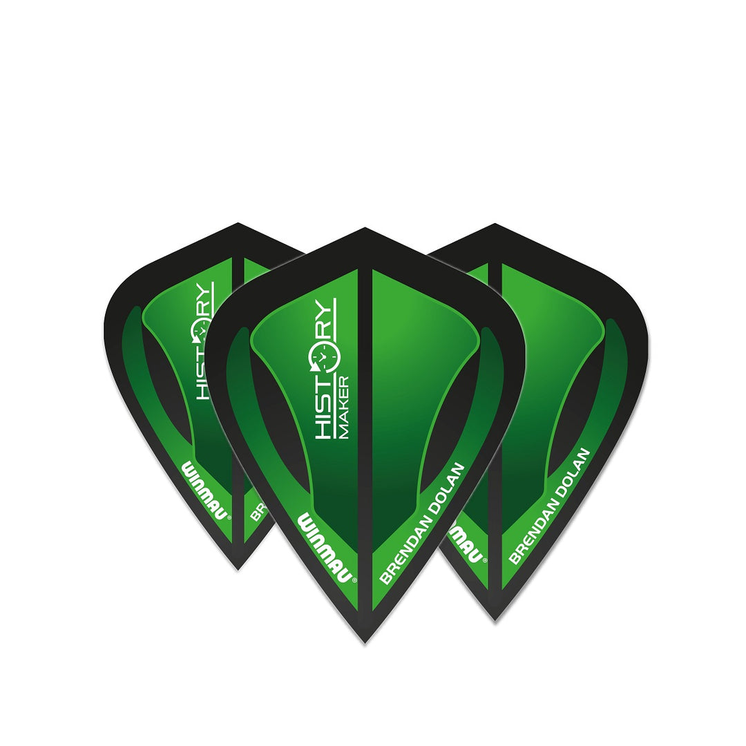 Brendan Dolan Kite 75 Micron Dart Flights by Winmau
