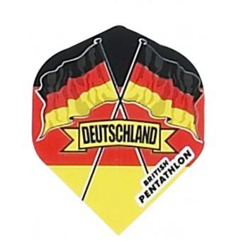 British Pentathlon Germany Flag Dart Flights (BP2)