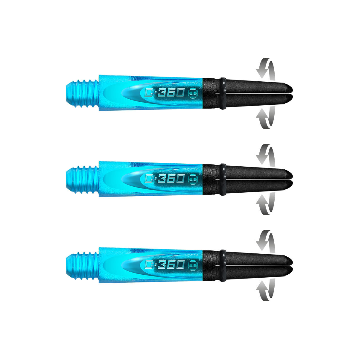 Harrows Carbon 360 Dart Stems Aqua Short length variant image