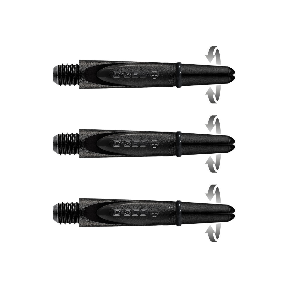 Harrows Carbon 360 Dart Stems Black Short length variant image