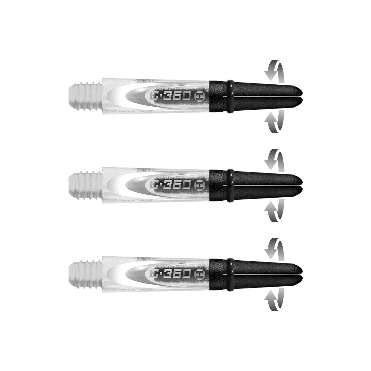 Harrows Carbon 360 Dart Stems Clear Short length variant image