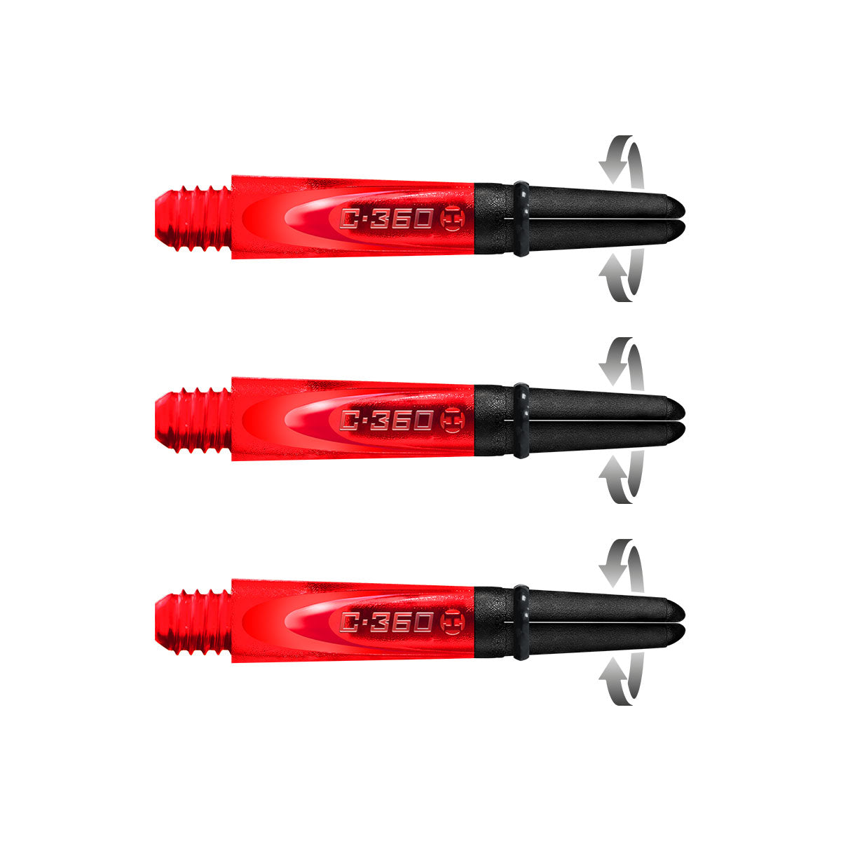 Harrows Carbon 360 Dart Stems Red Short length variant image