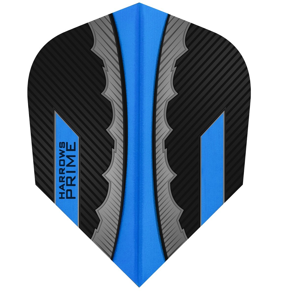 Harrows Prime Razr Blue Standard Dart Flights main image on a white background.
