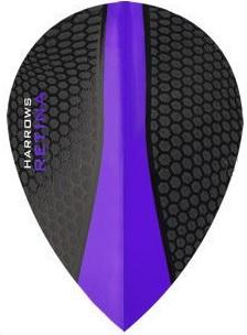 Harrows Retina Pear Purple Dart Flights main product image showing the flight design and product contents