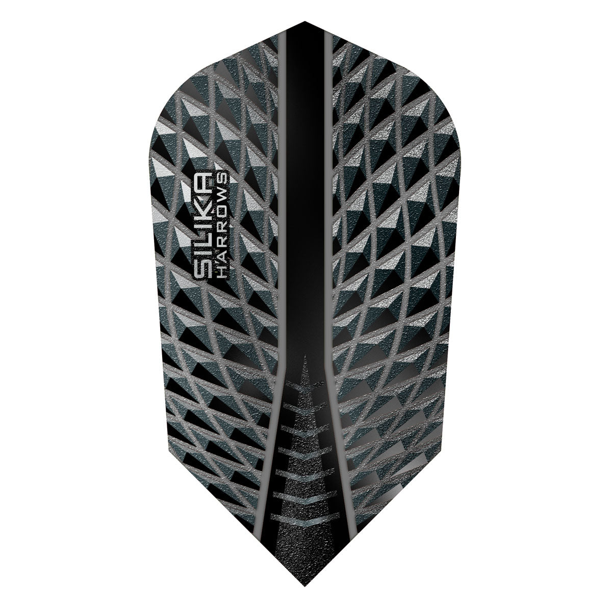 Harrows Silika Slim Smokey Dart Flights main product image showing the dart flights and product contents