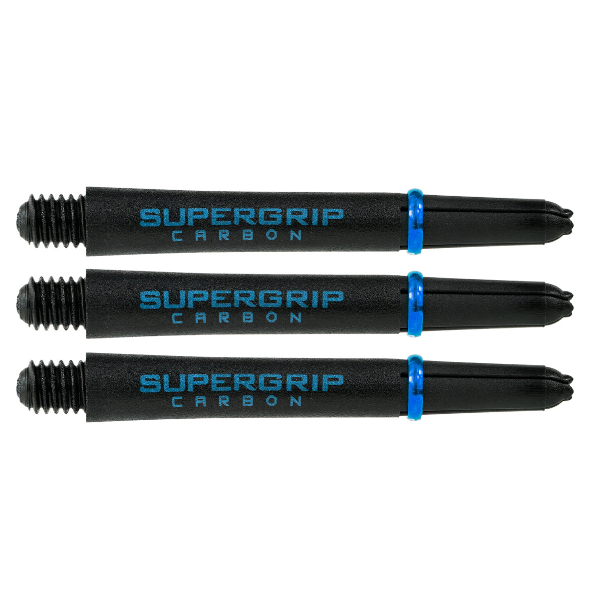 Harrows Supergrip Carbon Extra Strong Dart Stems Shafts Aqua Midi length variant image