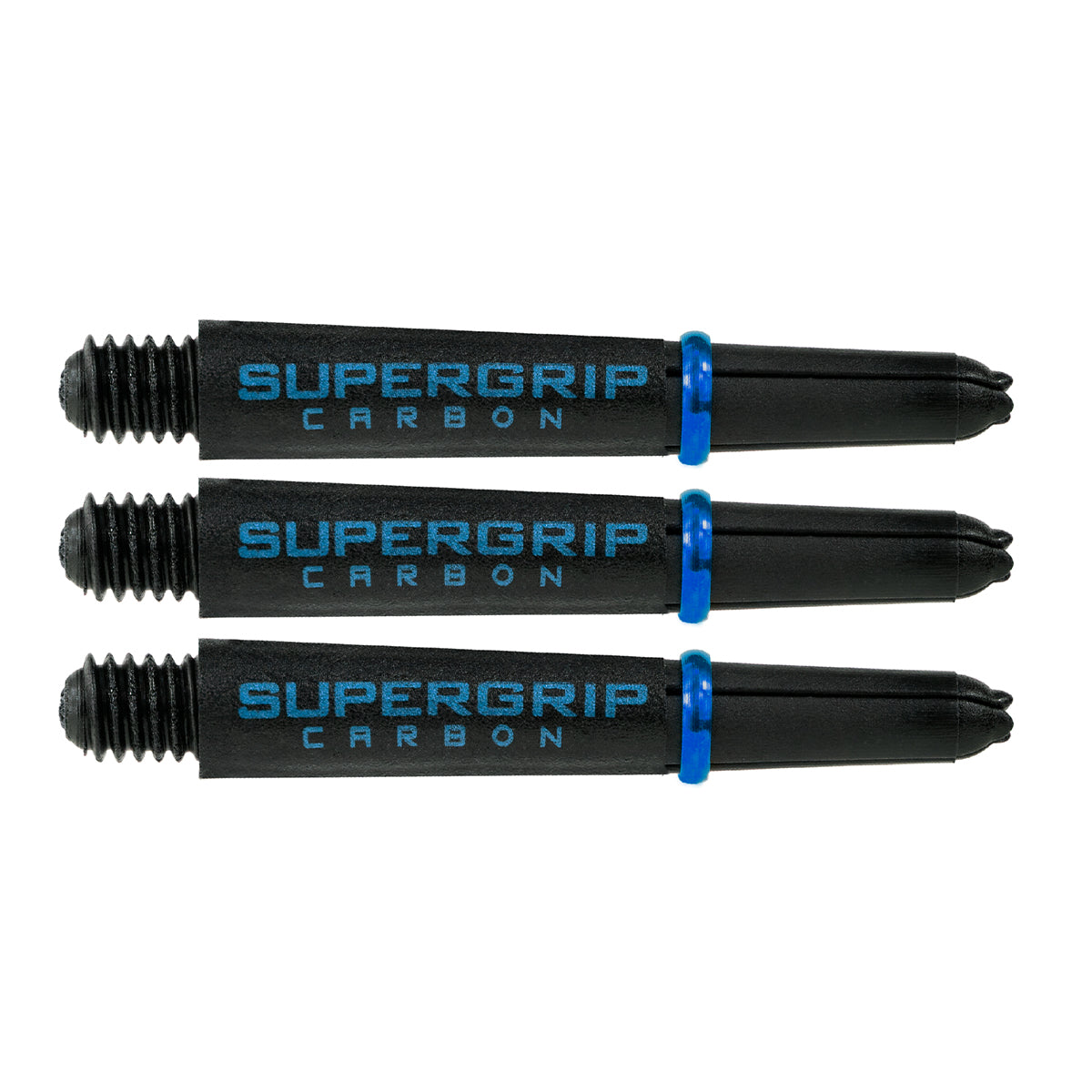 Harrows Supergrip Carbon Extra Strong Dart Stems Shafts Aqua Short length variant image