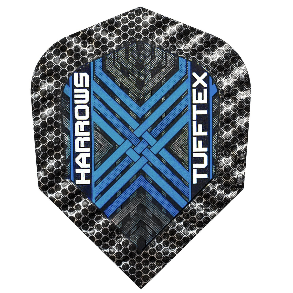Harrows Tufftex Blue Dart Flights main image on a white background.