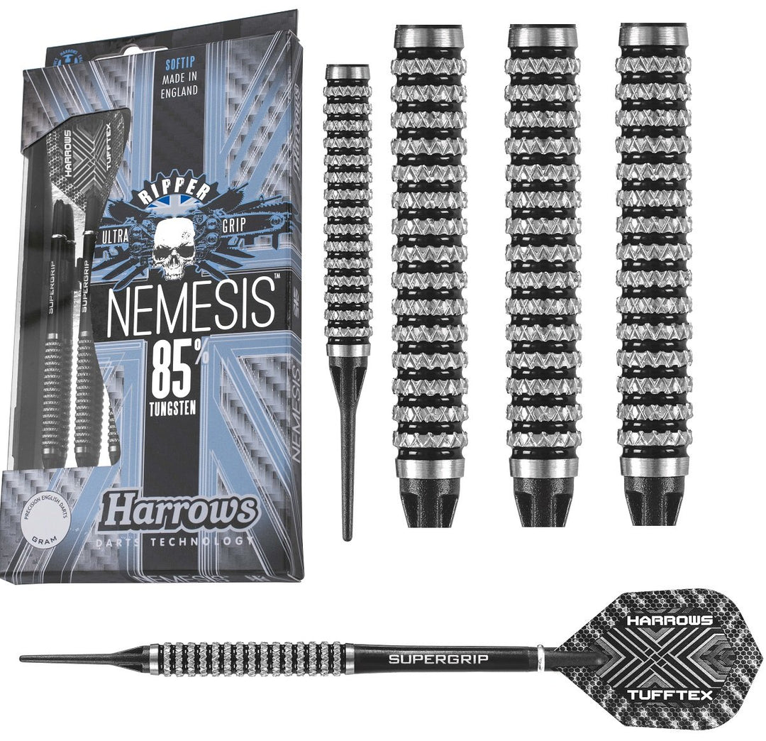 Harrows Nemesis 85% Tungsten Soft Tip Darts