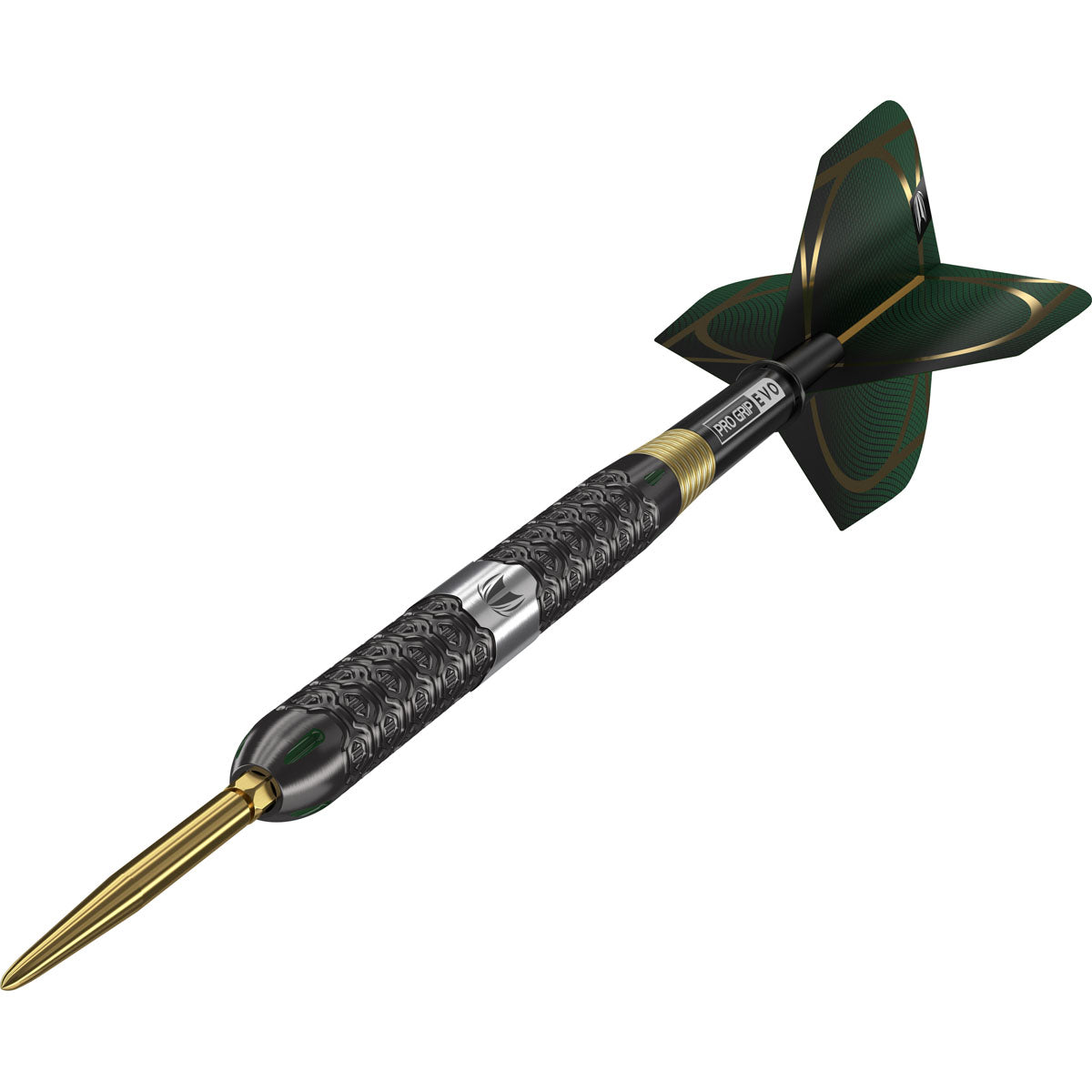 Cult SP03 Steel Tip Darts close up image highlighting the barrel grip texture and precision machining detail
