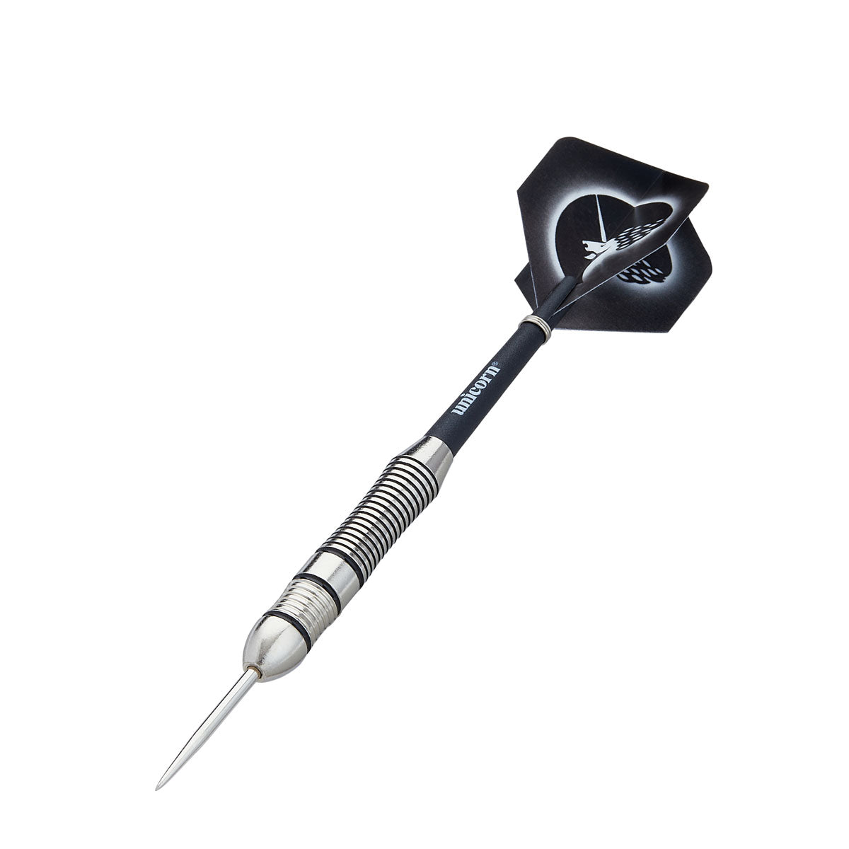 Core Plus Brass Satinlux Steel Tip Darts angled product image displaying the barrel profile, grip layout, and design features
