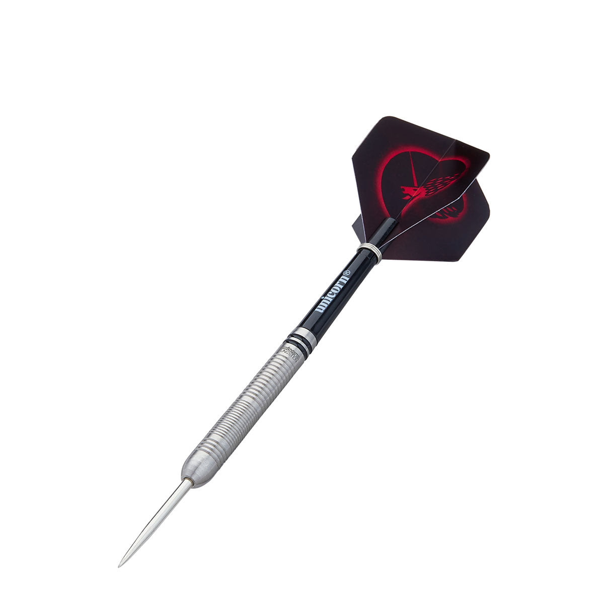 Core Tungsten Style 2 Steel Tip Darts angled product image displaying the barrel profile, grip layout, and design features