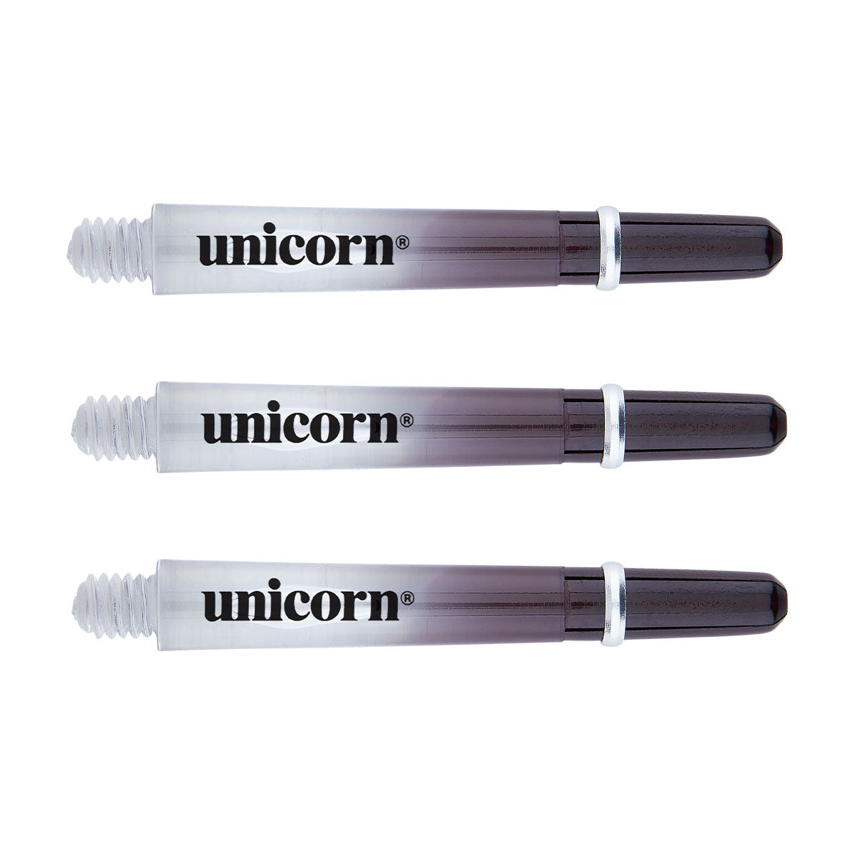 Unicorn Gripper 4 2 Tone Dart Shafts main product image showing the dart shafts and retail packaging