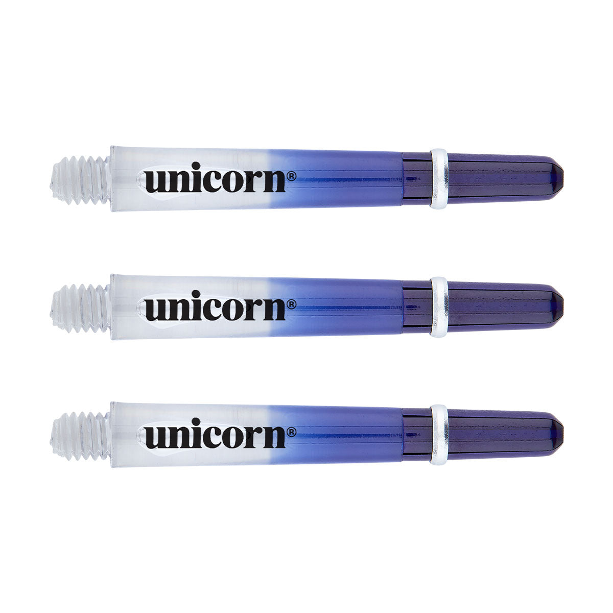 Unicorn Gripper 4 2 Tone Dart Shafts main product image showing the dart shafts and retail packaging