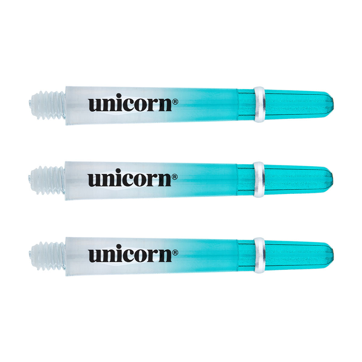 Unicorn Gripper 4 2 Tone Dart Shafts main product image showing the dart shafts and retail packaging