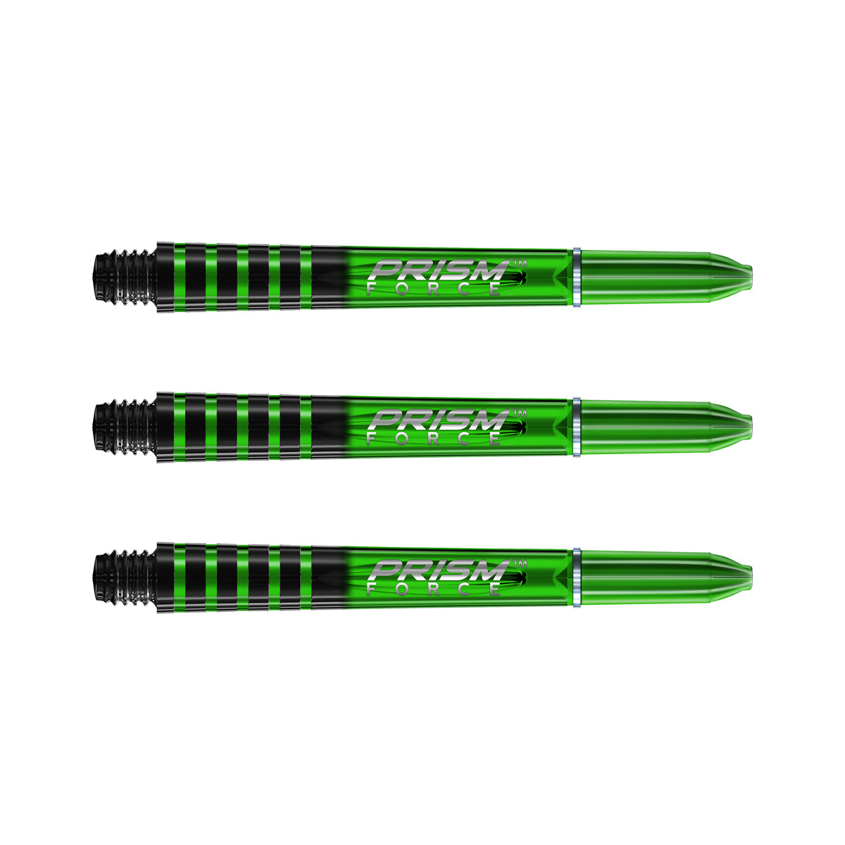 Winmau Prism Force Dart Stems Shafts Green Medium length variant image