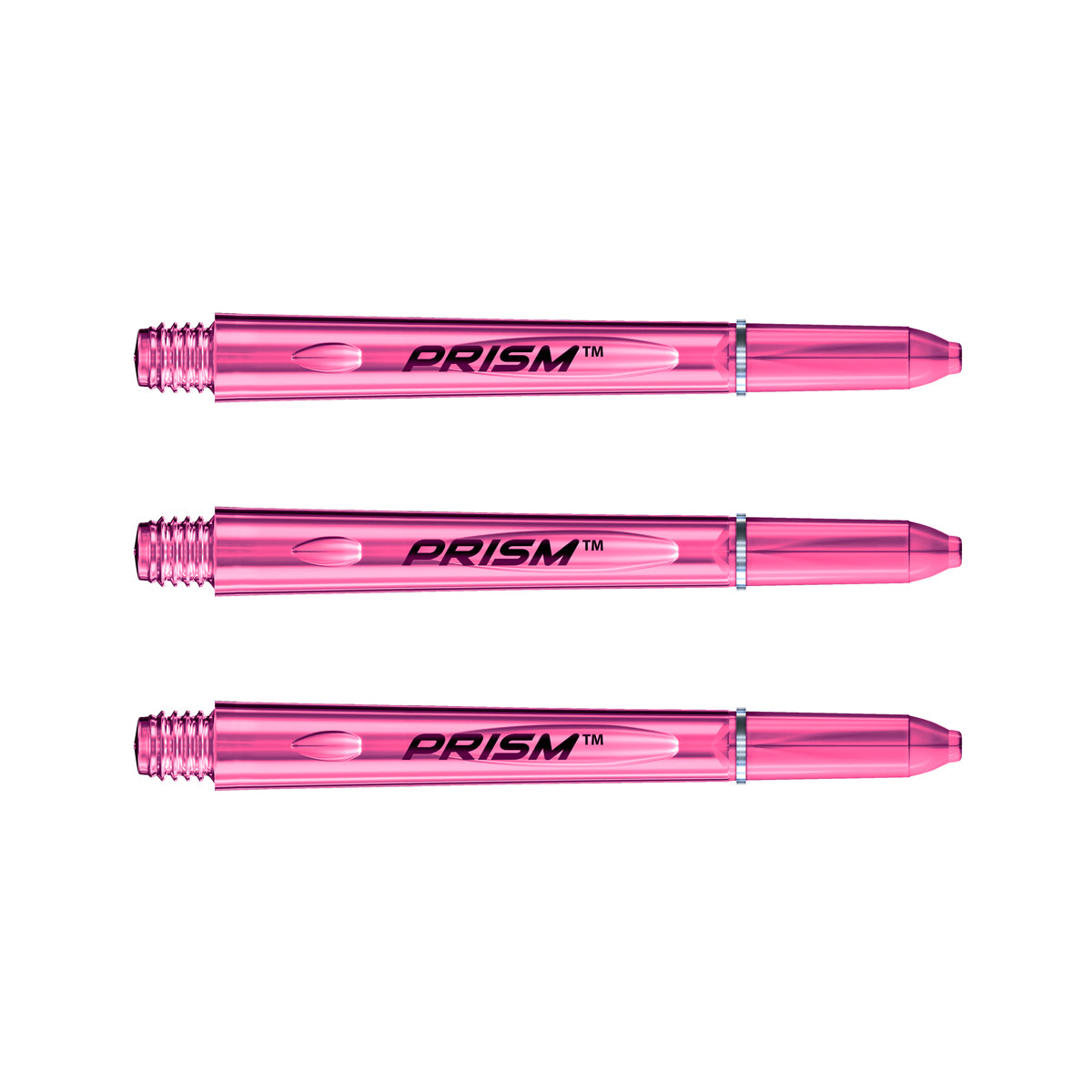 Winmau Prism Polycarbonate Dart Stems Shafts Pink Medium length variant image