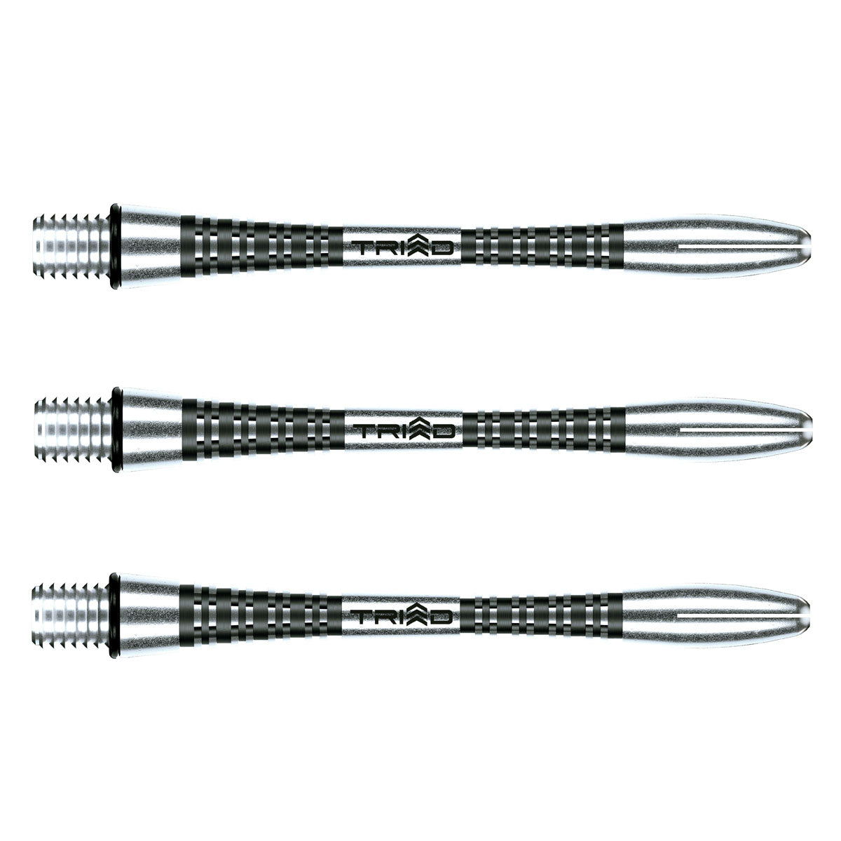 Triad Aluminium Dart Stems Black Medium length variant image