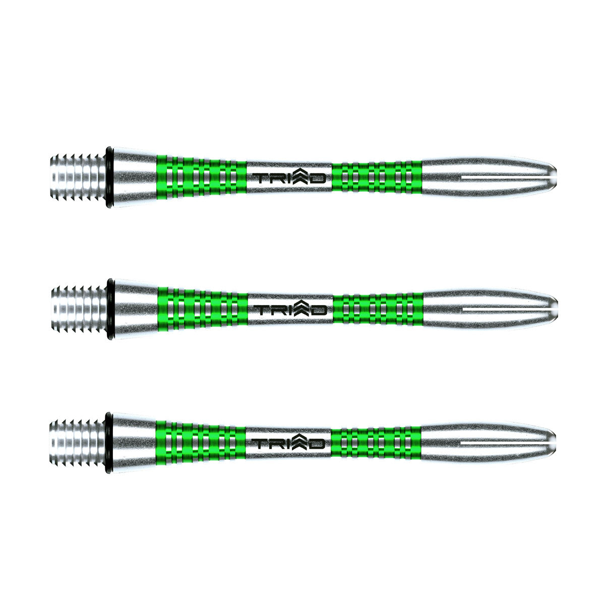 Triad Aluminium Dart Stems Green Intermediate length variant image