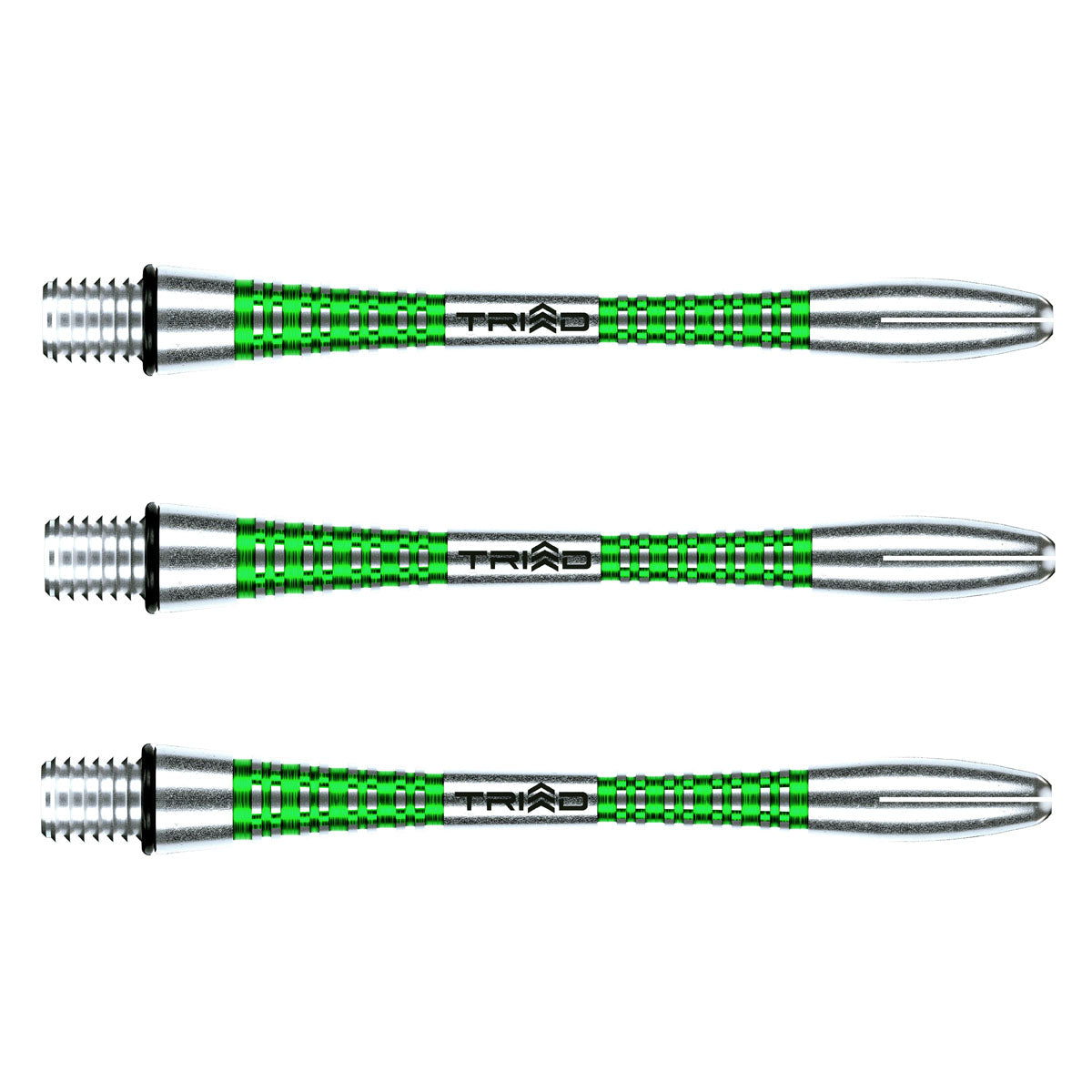 Triad Aluminium Dart Stems Green Medium length variant image