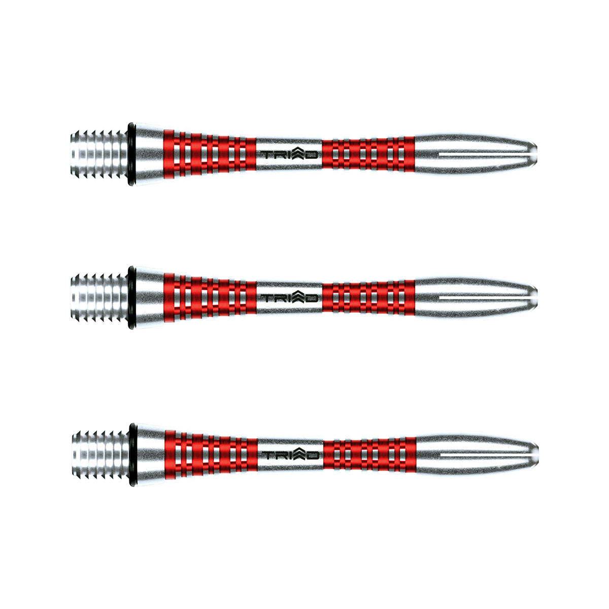 Triad Aluminium Dart Stems Red Short length variant image