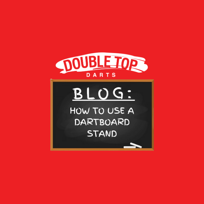 How to use a dartboard stand