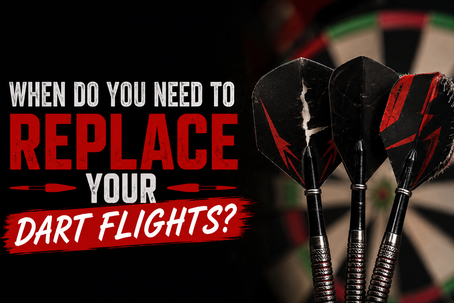 Blog image for When do you need to replace your dart flights 