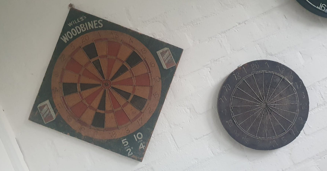 old dartboards from Double Top Dart Shop