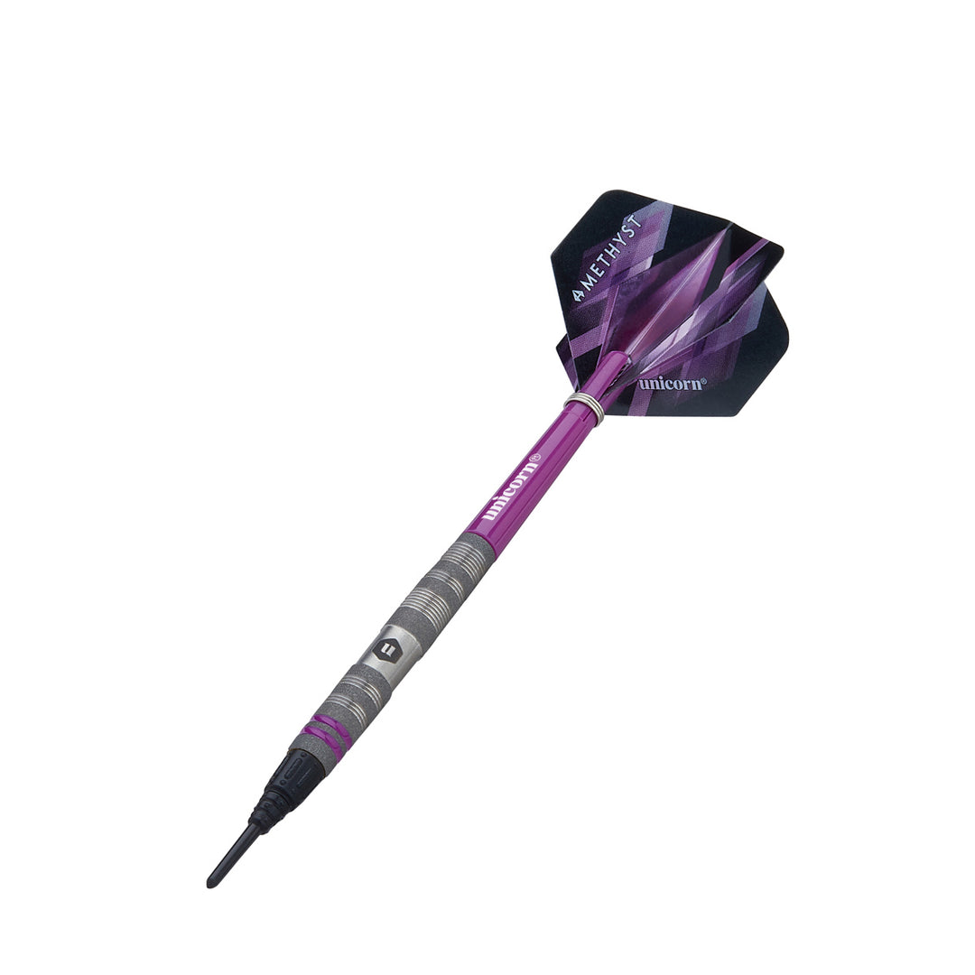 Amethyst 2 80% Tungsten Soft Tip Darts by Unicorn