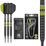 Vapor 8 Black with Yellow Rings Soft Tip Darts by Target - Vapor8