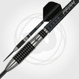 Winmau Blackout 90% Tungsten Steel Tip Darts - Bomb Barrel