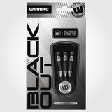 Winmau Blackout 90% Tungsten Steel Tip Darts - Bomb Barrel