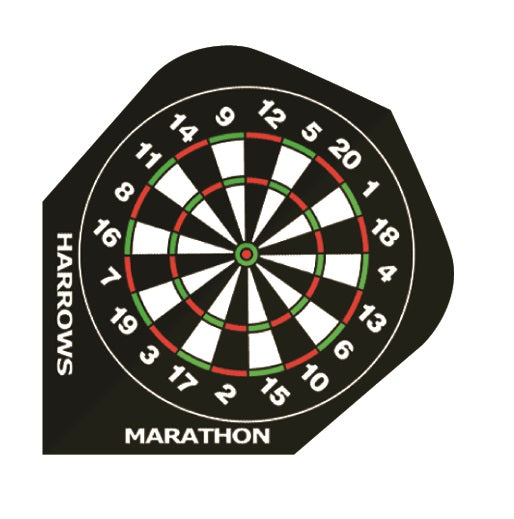 Harrows Marathon Dartboard Dart Flights (1508)