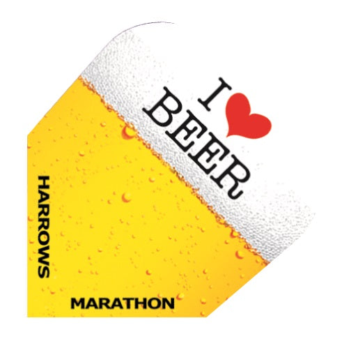 Harrows Marathon I Love Beer Dart Flights (1534)